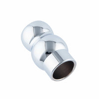 The large, stainless steel, hollow sex toy offers safe, usa, body-safe metal, douche, and maximum prostrate stimulation for hollow sex toys users seeking pleasurable stretching.
