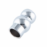The large, ribbed, tunnel sex toys steel sex toy delivers intense sensations. Its hollow center allows for versatile metal, enema, douche experiences.