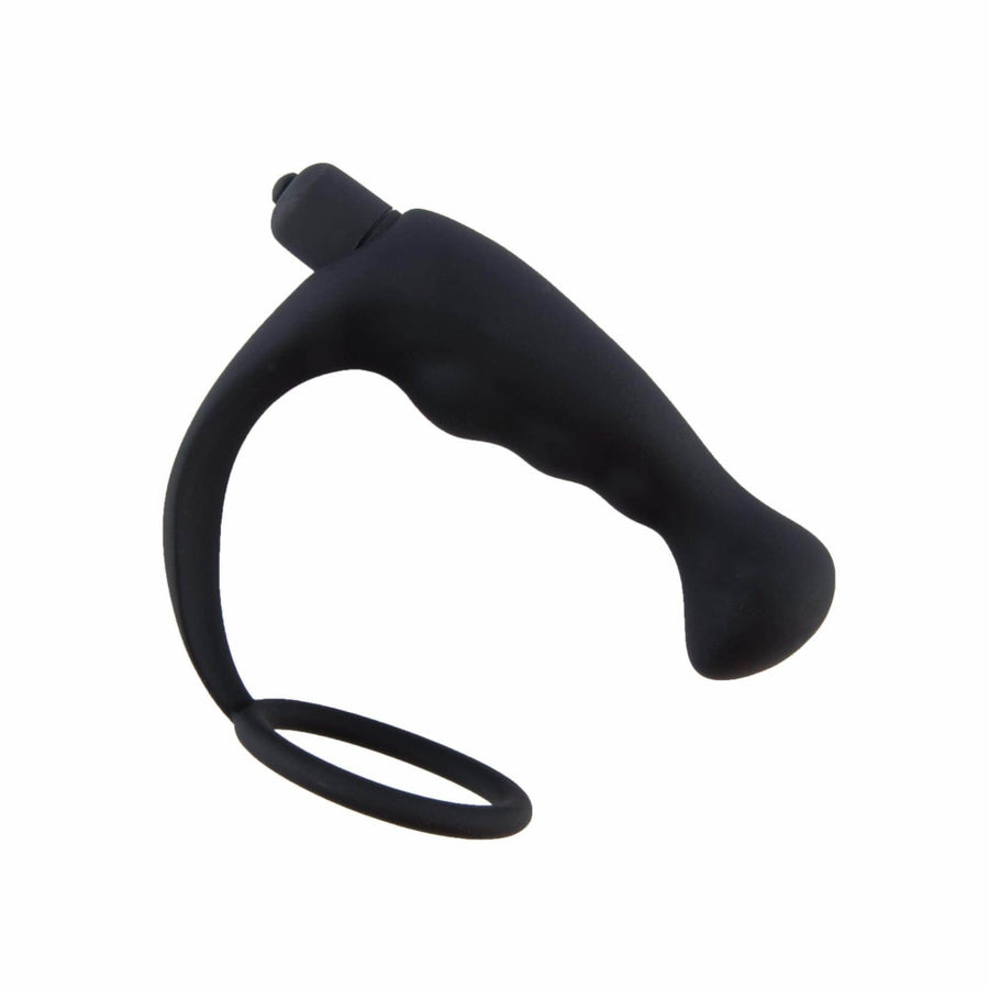 Prostate Ribbed Massager with Ring