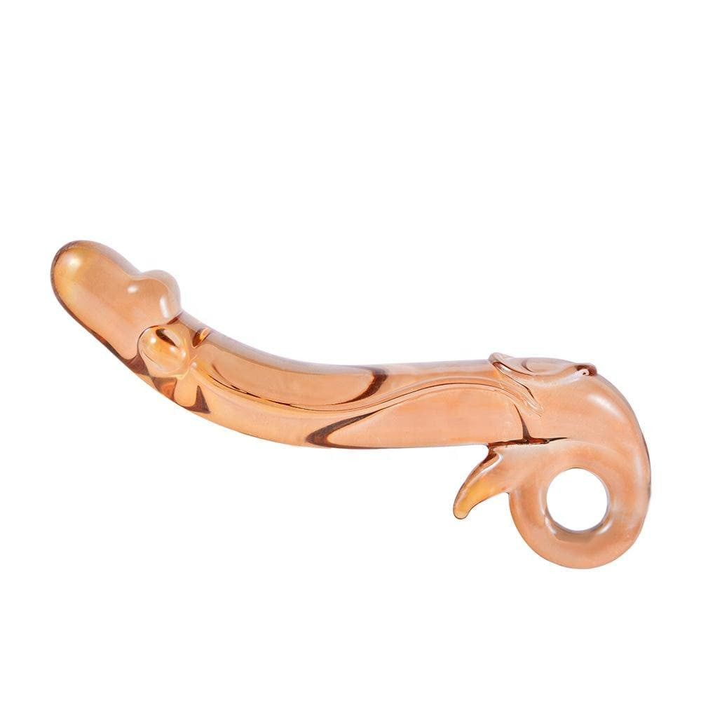 Golden Glass Ass Dildo Loveplugs Anal Plug Product Available For Purchase Image 1