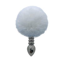 Indulge in a soft, fluffy white sex toy made from silicone, large, providing comfort for hours. Become an irresistible sex toy rabbit in this delightful accessory with ears and tail.