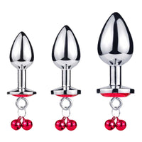 With a smooth stainless steel touch, the bell, jewel, and metal anal elements create a luxurious experience for your senses during use.