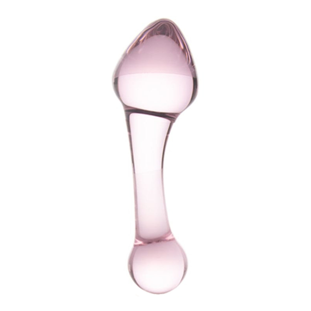 Rose Pink Crystal Glass Kit (3 Piece) Loveplugs Anal Plug Product Available For Purchase Image 5