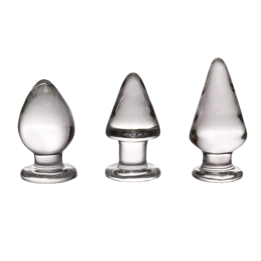 Huge Glass Anal Toy Love Plugs Huge Glass Anal Toy Love Plugs
