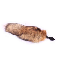 Brown Wolf Silicone Tail Plug 16"