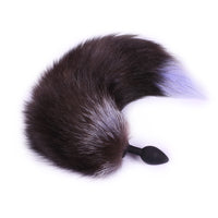 Feel the sensuality of this black, furry tail with a soft, silicone sex toy. Slide it in easily for a sexy, sultry, sex toy cat experience.