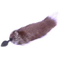 Unleash your animalistic side with this cat plug, featuring soft fur for role-play. Explore your primal instinct, sex toys animal, as you embody a female cat, sway your tail, and let your kitty desires lead