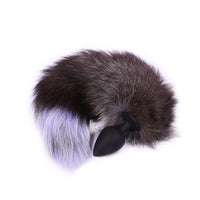 The black silicone sex toy with a tapered design ensures easy insertion and comfort. Enjoy pet play with your sex toy tail, while using water-based lube.