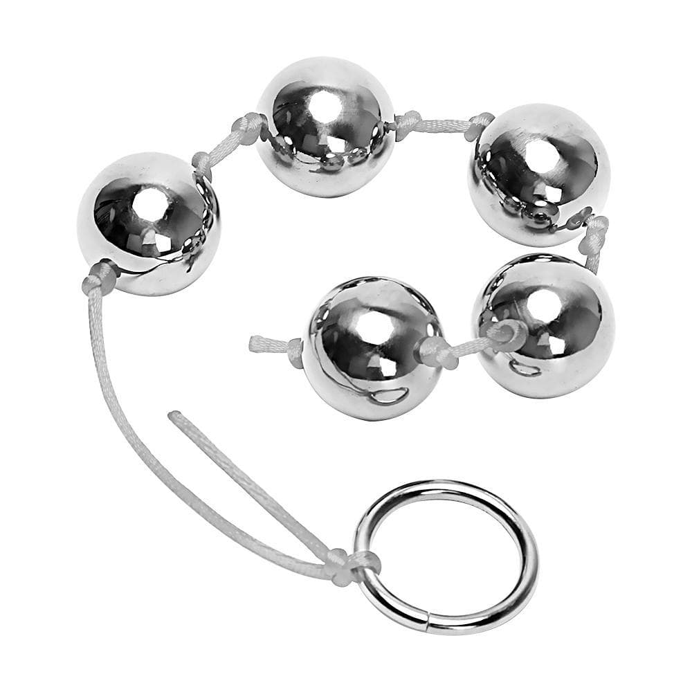 2 colors string Stainless Steel Anal Beads with Pull Ring Loveplugs Anal Plug Product Available For Purchase Image 3