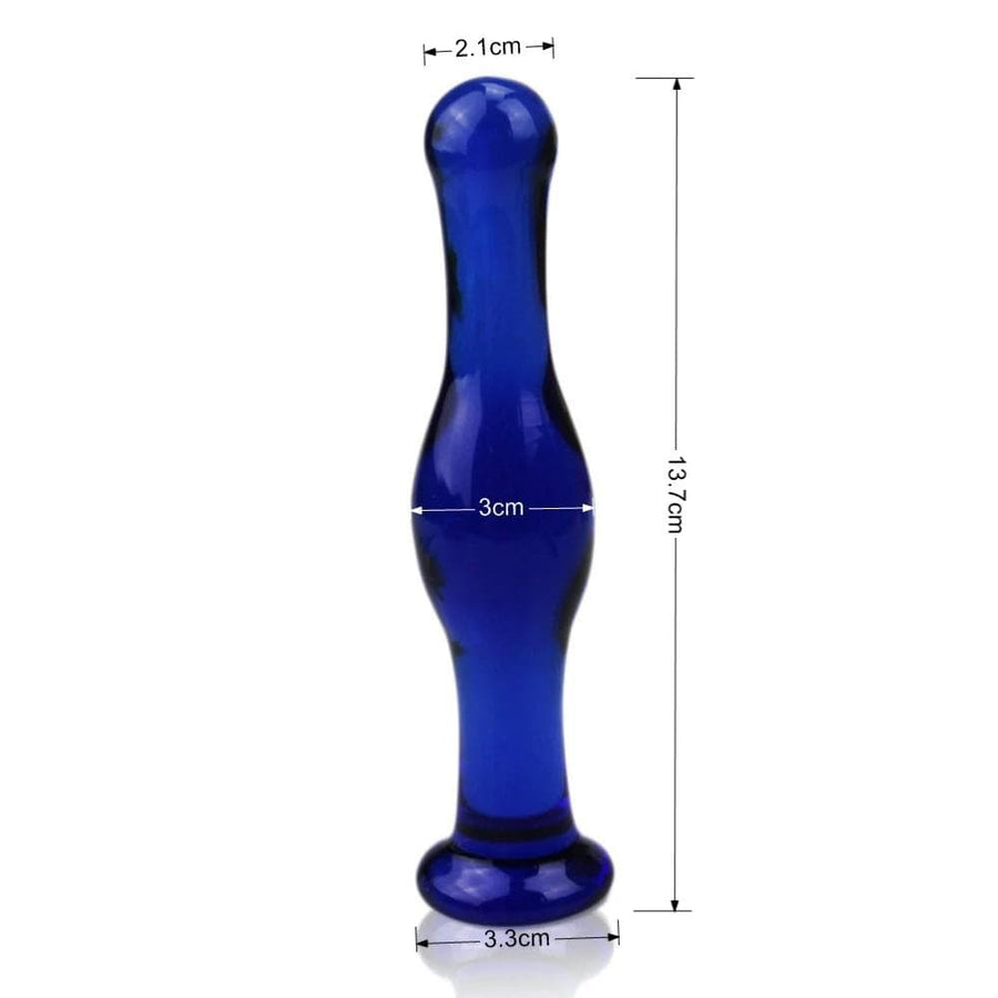 Blue Large Glass Plug Dildo Loveplugs Anal Plug Product Available For Purchase Image 43