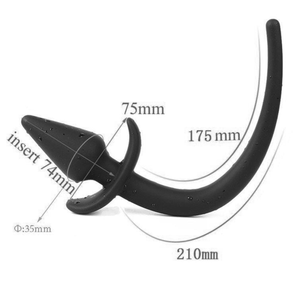 Silicone Dog Tail, 6" Loveplugs Anal Plug Product Available For Purchase Image 8