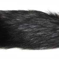 16" Black Fox Tail Silicone Plug Loveplugs Anal Plug Product Available For Purchase Image 23