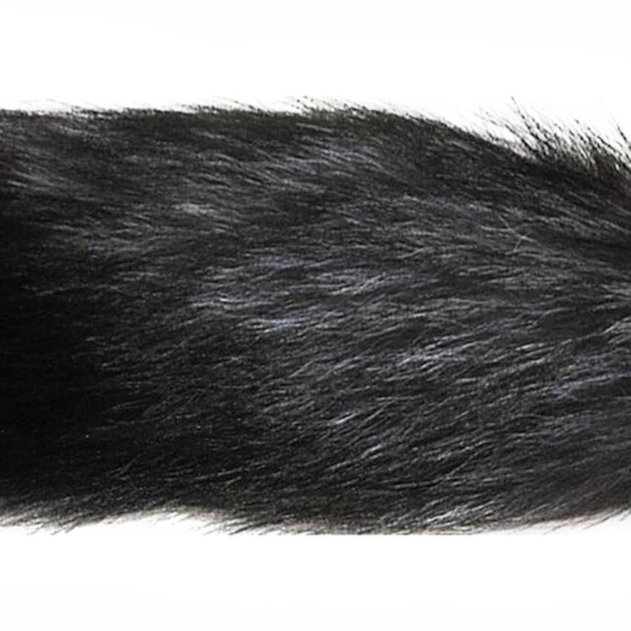16" Black Fox Tail Silicone Plug Loveplugs Anal Plug Product Available For Purchase Image 43