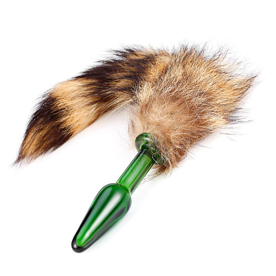 Glass Raccoon Tail, 12" Loveplugs Anal Plug Product Available For Purchase Image 44