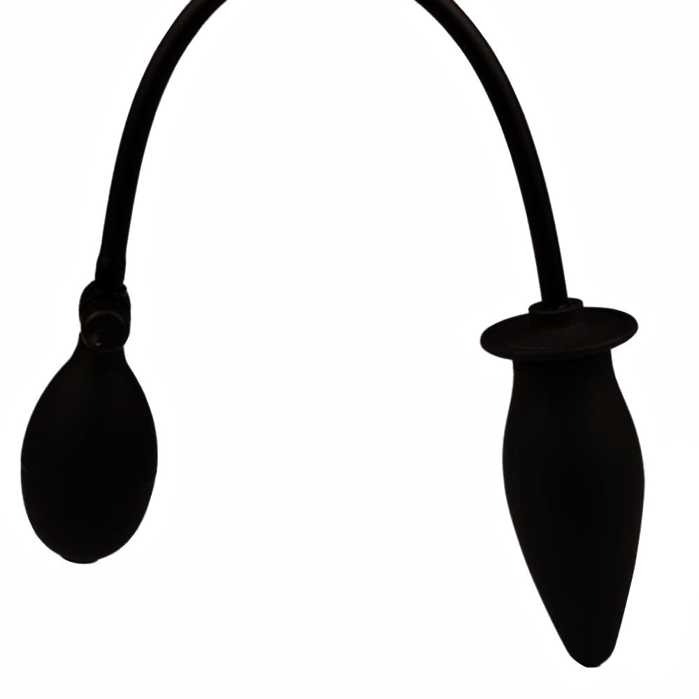 Black Inflatable Pump Up Silicone Love Plugs Black Inflatable Pump Up Silicone Love Plugs