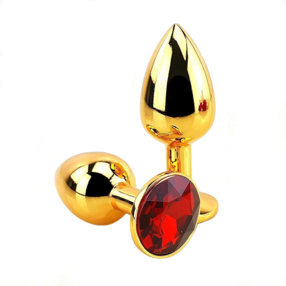 Golden Bedazzled Jeweled Plug Loveplugs Anal Plug Product Available For Purchase Image 2