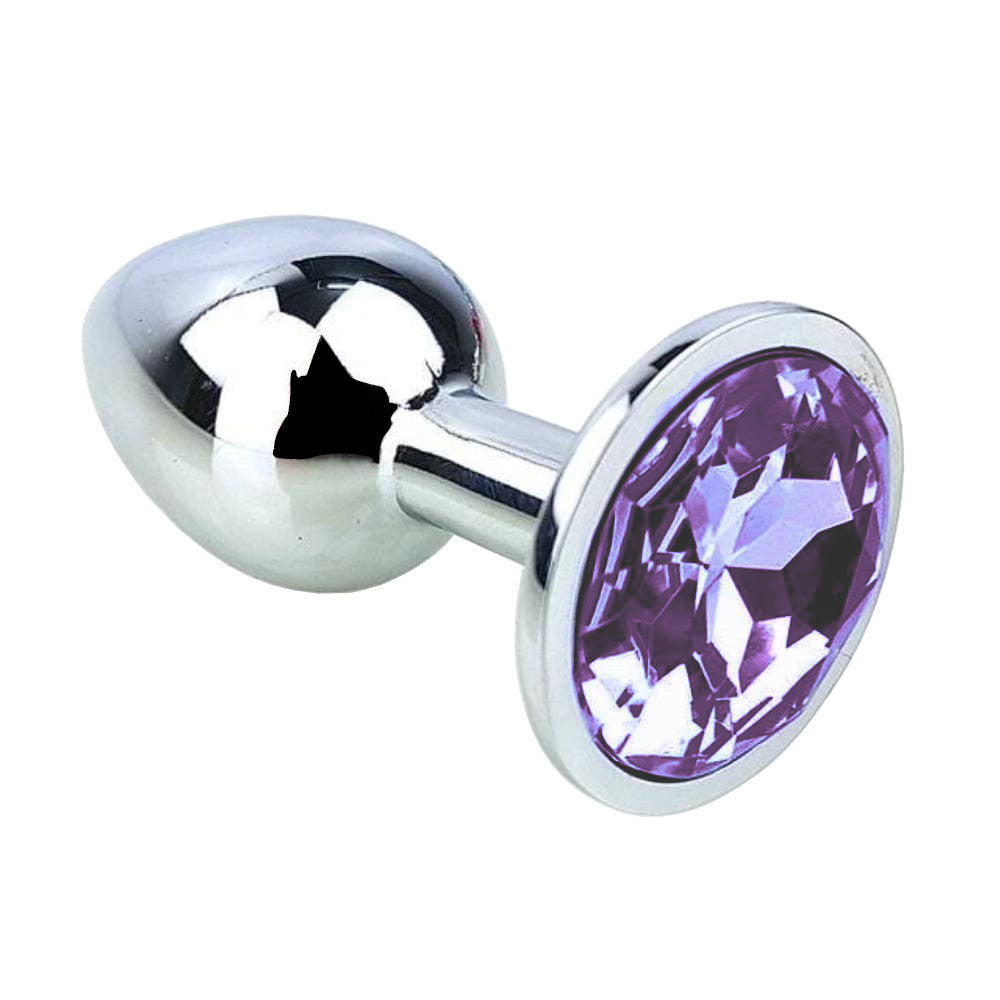 Steel Tear-Drop Jeweled Gemstone Kit (3 Piece) Loveplugs Anal Plug Product Available For Purchase Image 8