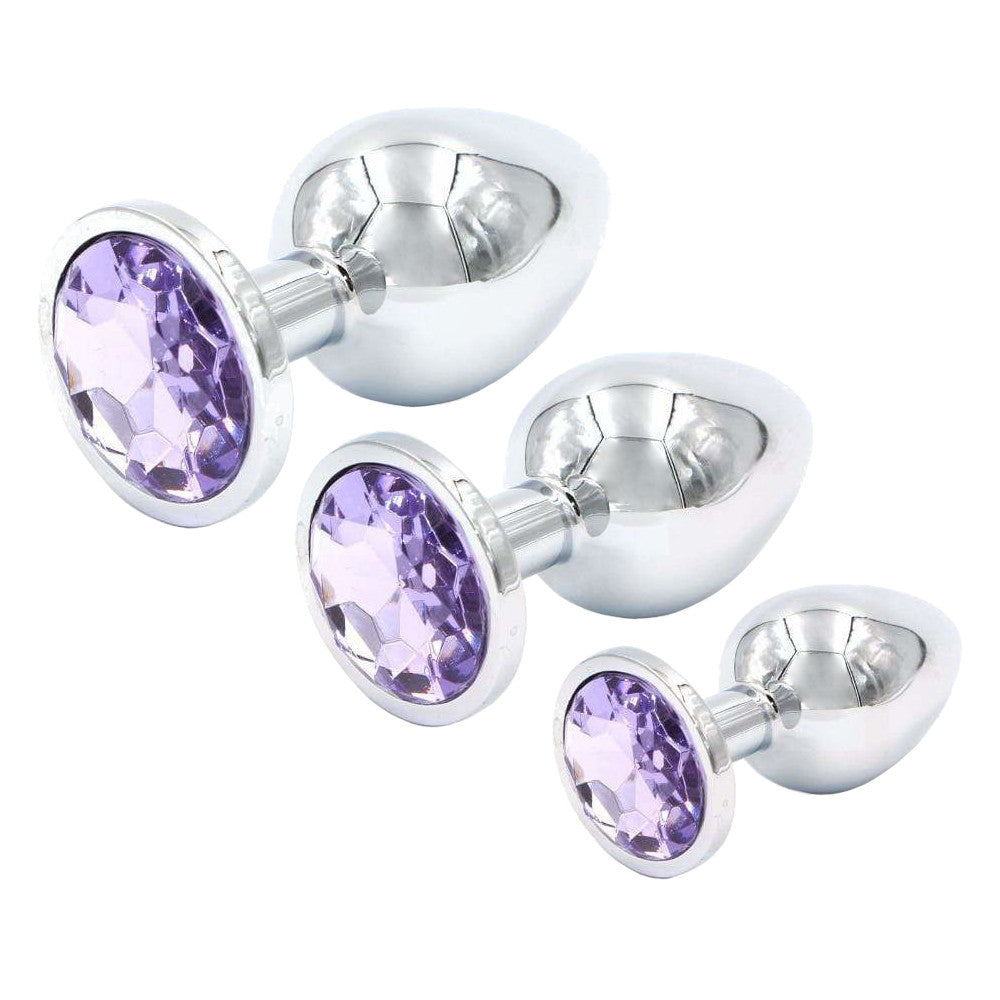 Shimmering Gem Set (3 Piece) Loveplugs Anal Plug Product Available For Purchase Image 3