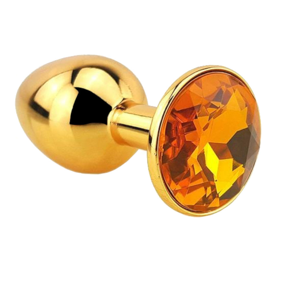 Golden Bedazzled Jeweled Plug