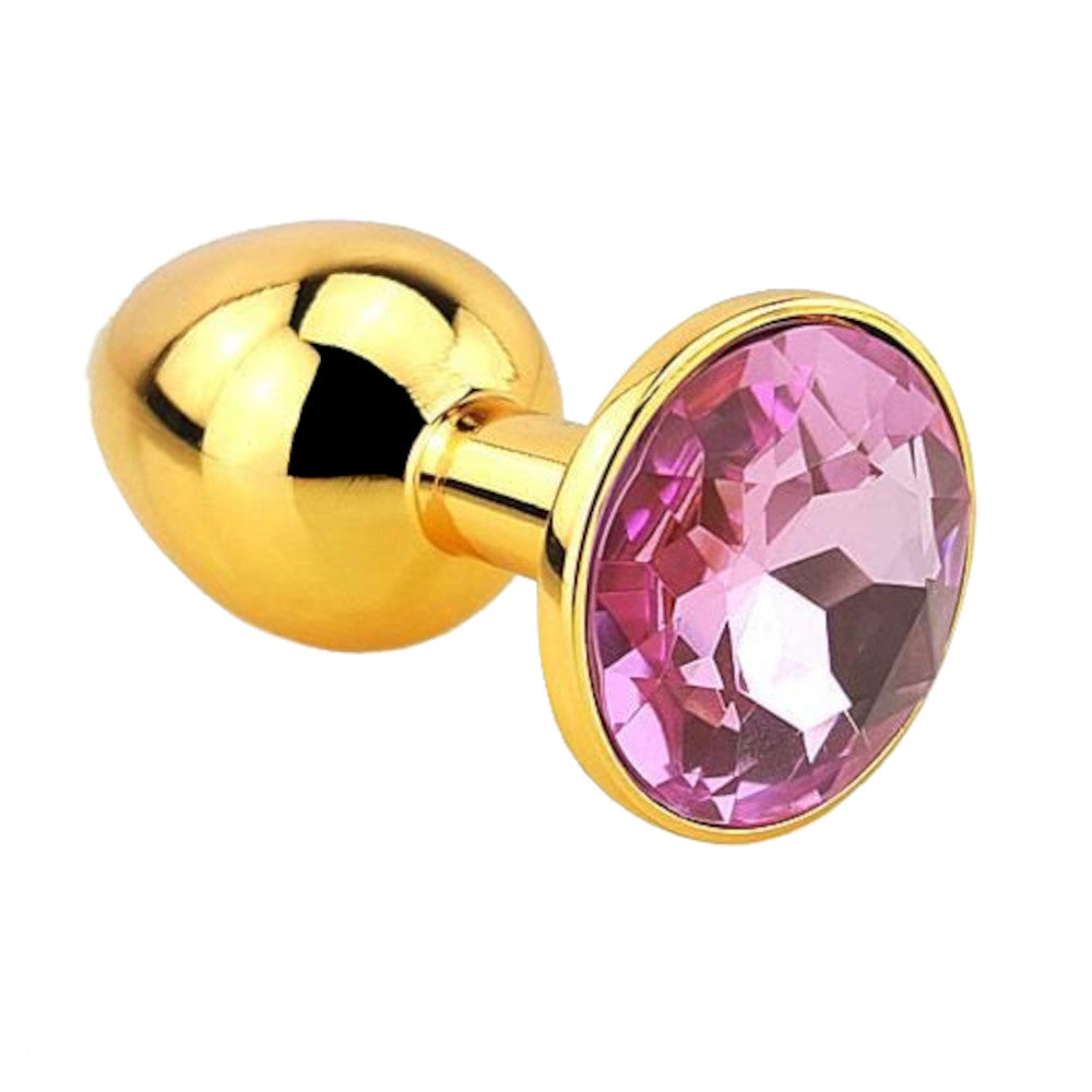 Golden Bedazzled Jeweled Plug Loveplugs Anal Plug Product Available For Purchase Image 9