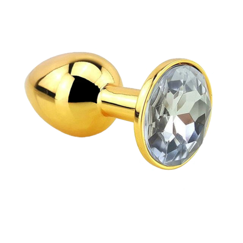 Golden Bedazzled Jeweled Plug Loveplugs Anal Plug Product Available For Purchase Image 7