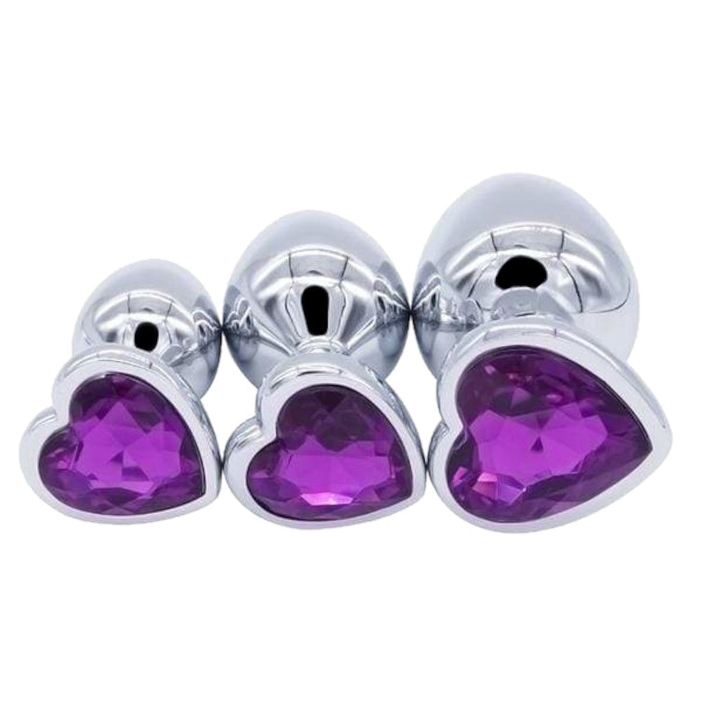 Heart Plug Set (3 Piece)