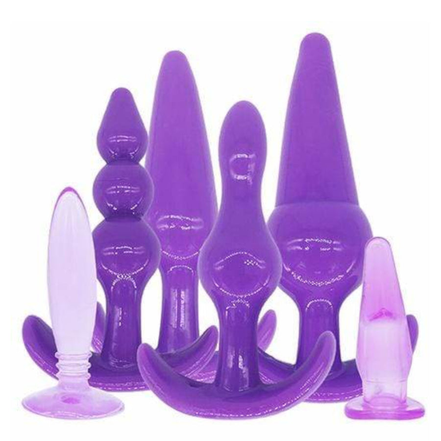 Graduated Jelly Silicone Plug Set (6 Piece) Loveplugs Anal Plug Product Available For Purchase Image 41