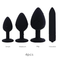 Silicone Amethyst Anal Kit (3 Piece) Loveplugs Anal Plug Product Available For Purchase Image 26