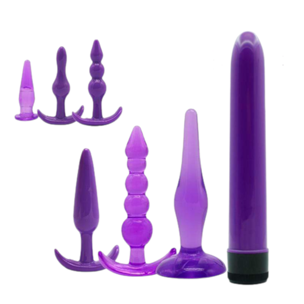 Beginner To Expert Trainer Set (7 Piece With Vibrator) Loveplugs Anal Plug Product Available For Purchase Image 4