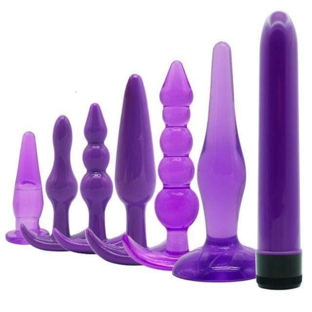 Beginner To Expert Trainer Set (7 Piece With Vibrator) – Love Plugs