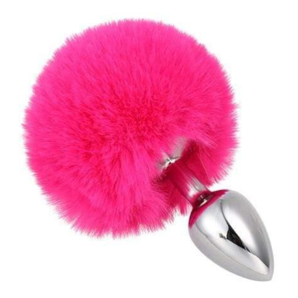 Experience silky white sex toy rabbit bliss with this high-quality plug! The sleek plug ensures comfort, while the fluffy white tail complements your bunny ears and tail.