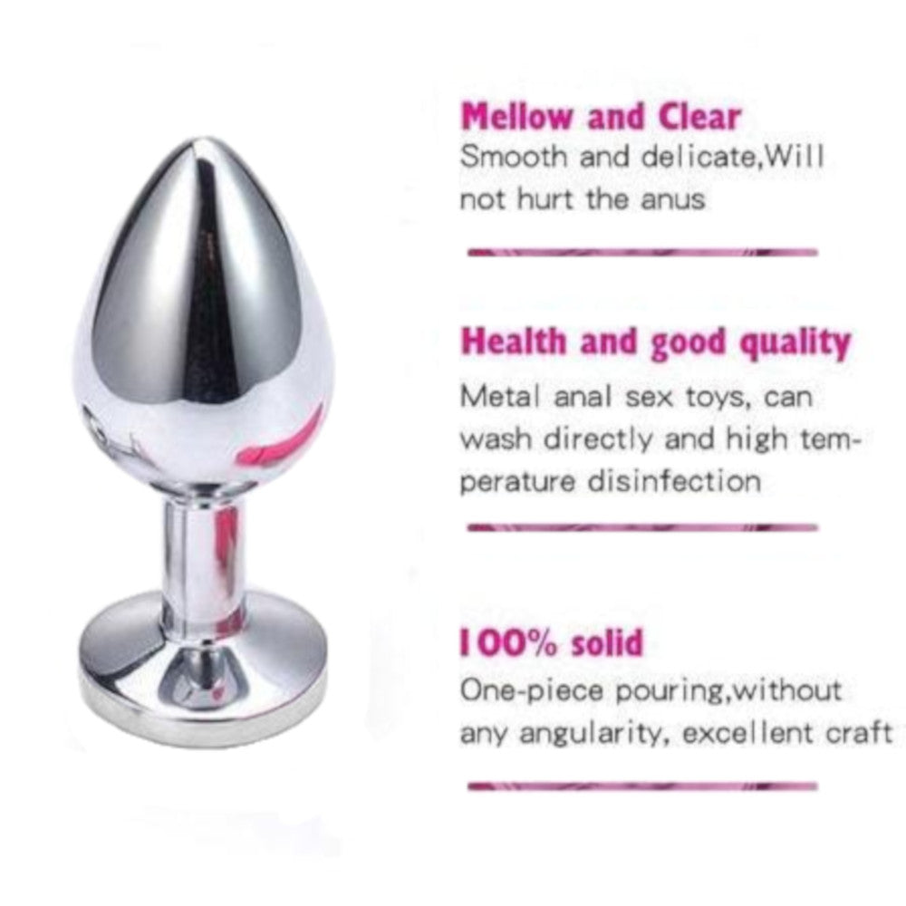 Cute Pink Princess Plug With Vibrator Love Plugs Cute Pink Princess Plug With Vibrator Love Plugs