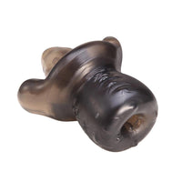 The soft, tapered, silicone plug ensures easy insertion, and its hollow butt adds versatility for sex toy or penis use. An innovative twist for secure, relaxed play.