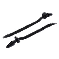Unleash your wild side as a lion or a horse, using the tail as a whip while exploring butt animal fantasies with your partner.