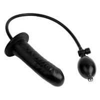 Black Inflatable Silicone Dildo Toy Loveplugs Anal Plug Product Available For Purchase Image 21