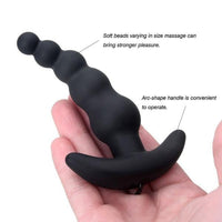 Explore intense male prostate stimulation with vibrating sex toys. The anchor-shaped base ensures safe play, and men will love the silicone beads for control and prostate massage.