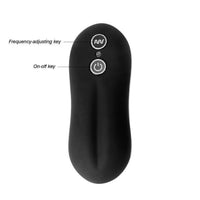 Experience intense prostate massage with vibrator sex toys. A small black sex toy with an anchor base for worry-free control and exploration.