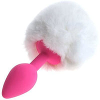 Embrace your inner bunny with this eco-friendly silicone, large plug, complete with soft, white ears. The Plug rabbit is a delightful touch.