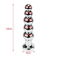 With your metal butt, experience thrilling moments with a jeweled dildo, small, double, silicone sex toy, enhancing your anus and sex toys collection.