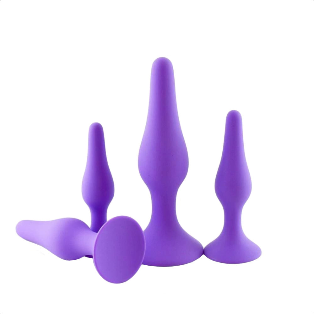 Beginner Small Silicone Butt Plug Training Set (4 Piece) Loveplugs Anal Plug Product Available For Purchase Image 4