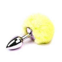 A mystical small bunny tail set with a white ear and sexy sex toy. bunny sex toys are less annoying than fox tails.