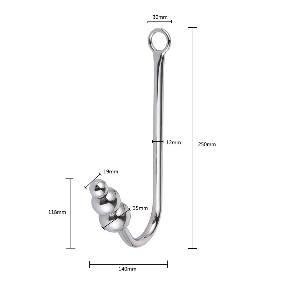 Triple Beads Anal Hook Loveplugs Anal Plug Product Available For Purchase Image 6