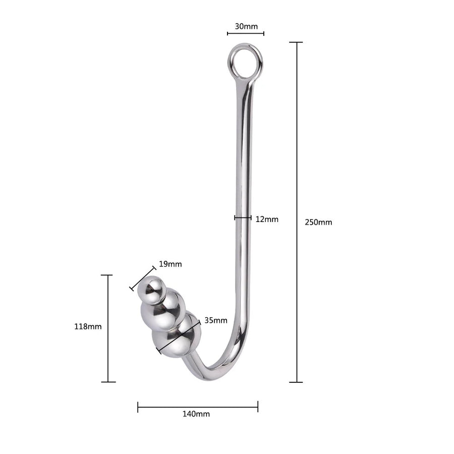 Triple Beads Anal Hook Loveplugs Anal Plug Product Available For Purchase Image 45