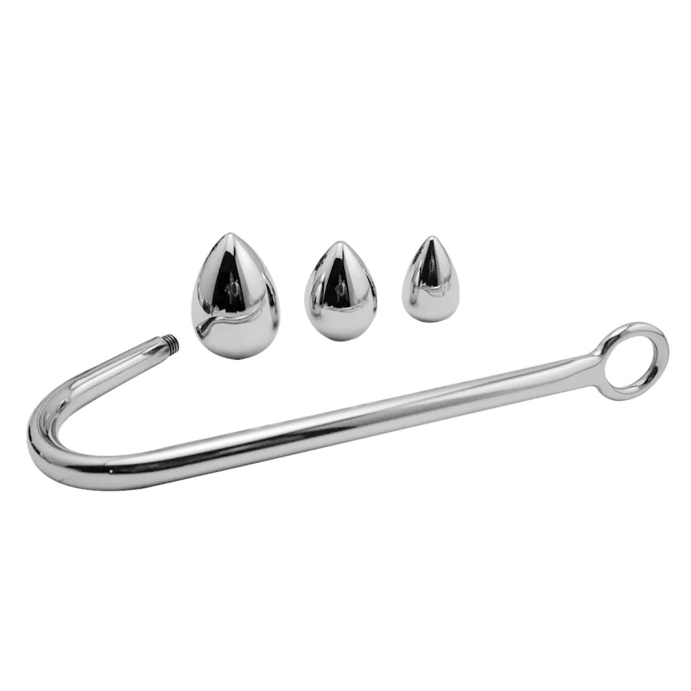 Stainless Steel Interchangeable Anal Hook Loveplugs Anal Plug Product Available For Purchase Image 2