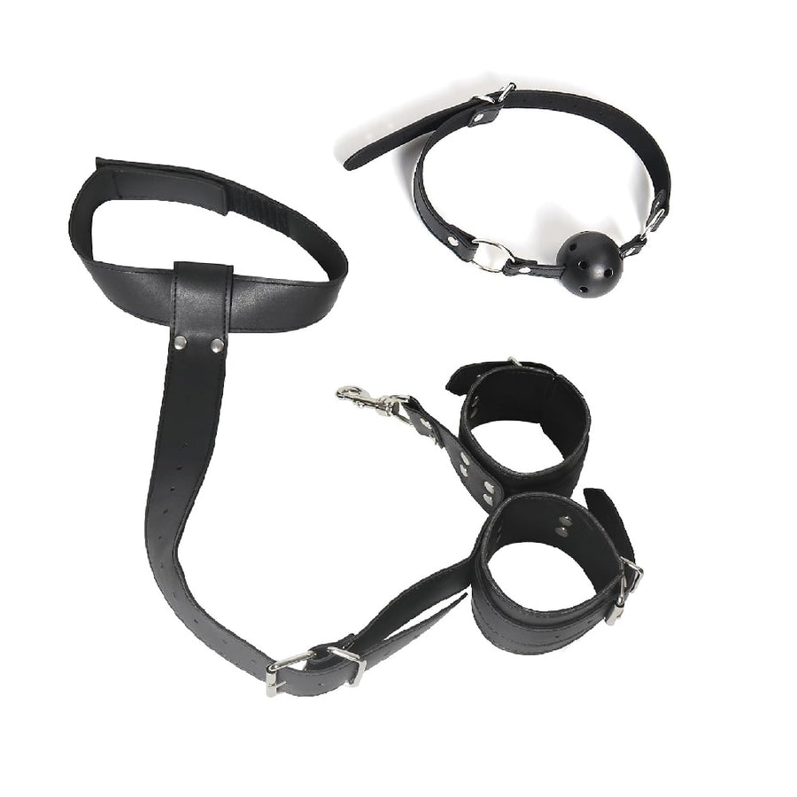 Triple Beads Pleasure Anal Hook and Restraint Set Loveplugs Anal Plug Product Available For Purchase Image 41