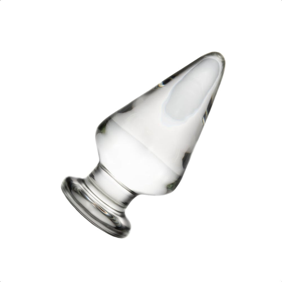 Extreme Big Glass Anal Toy Plug Love Plugs Extreme Big Glass Anal Toy Plug Love Plugs