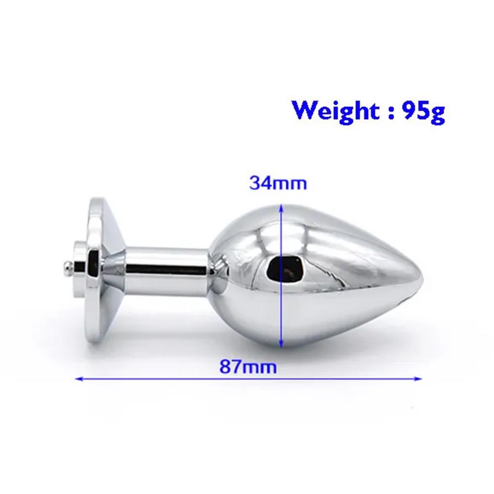 Indulge in thrilling metal sensations with this inch vibrating stainless steel toy. toys vibrator adds a strong vibe to your anus, versatile for any level
