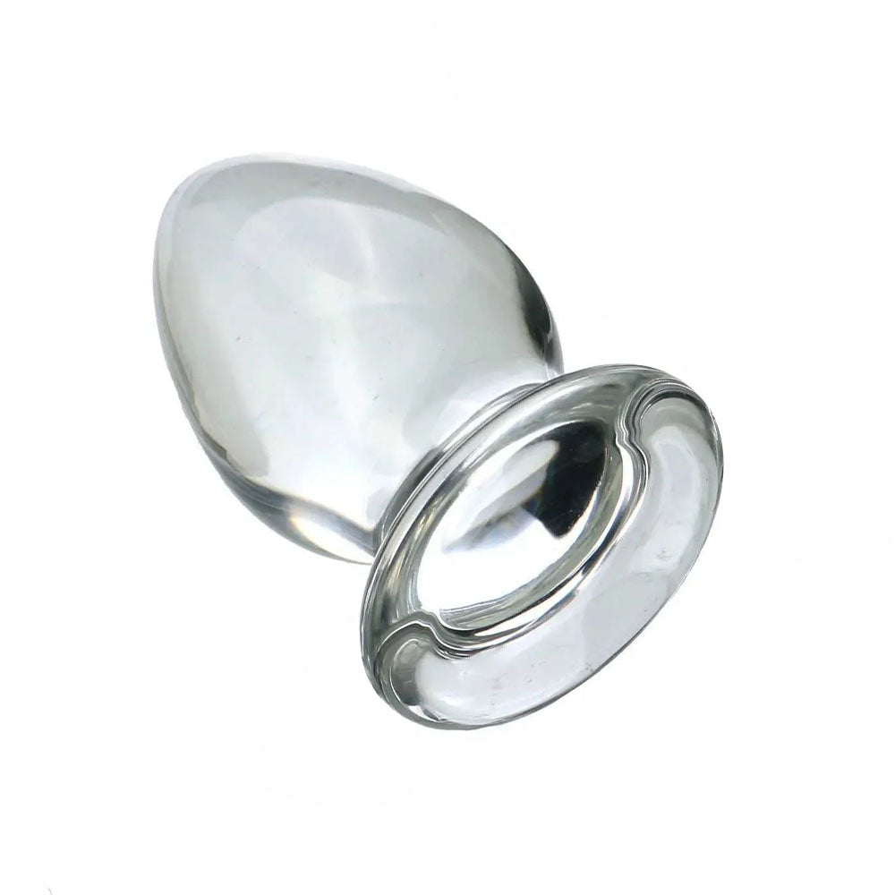 Giant Clear Anal Glass Toy Love Plugs Giant Clear Anal Glass Toy Love Plugs