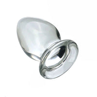 Indulge in crystal-clear pleasure with this glass sex toy, offering a big butt experience, super smooth surface, and put intense sensations in your play, all while being easy to clean!