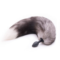 Gray Fox Tail Plug 16" Loveplugs Anal Plug Product Available For Purchase Image 21